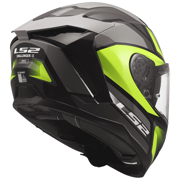 LS2 FF817 Challenger II Helm – Viper Grey/Hi-Vis Yellow