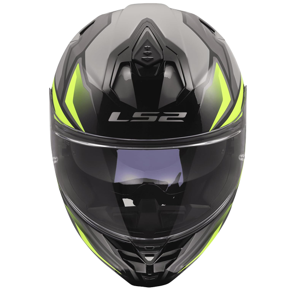 LS2 FF817 Challenger II Helm – Viper Grey/Hi-Vis Yellow