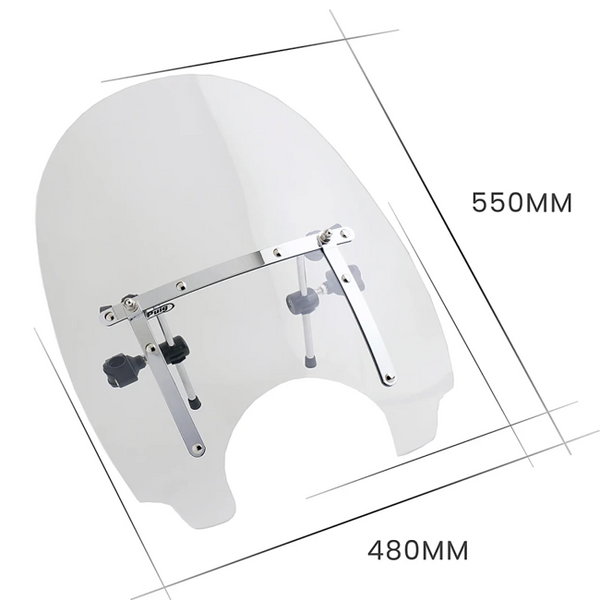 Puig Daytona III Windscreen for Hyosung GV250 Aquila (2015–2023) – dimensions