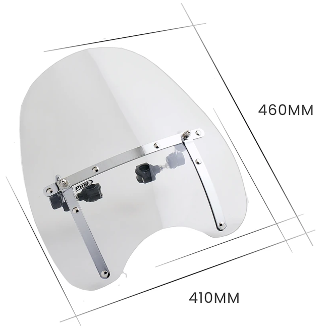 Puig Daytona IV Windscreen for Honda VT 750 C Shadow ABS (2015–2023) – Maße
