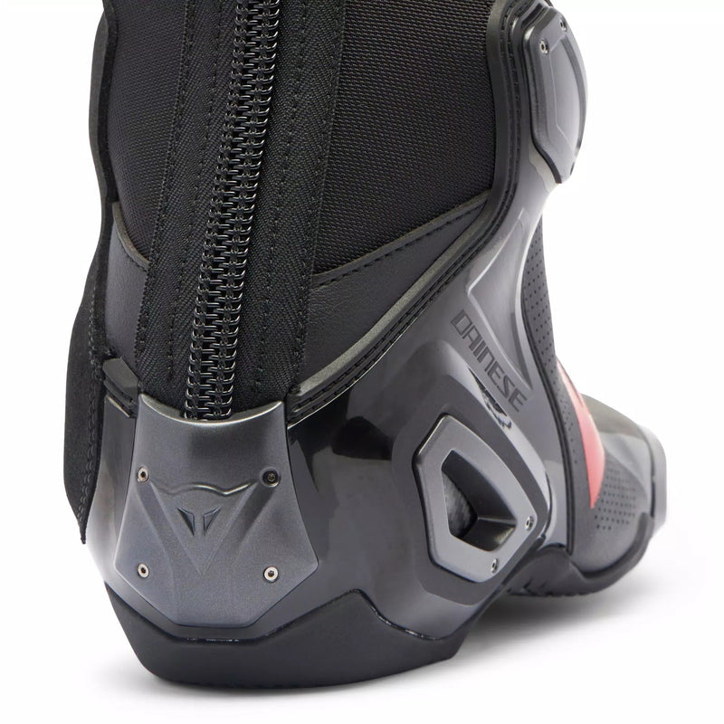 Dainese Axial 2 Air men's motorcycle racing boot in black with red logo
