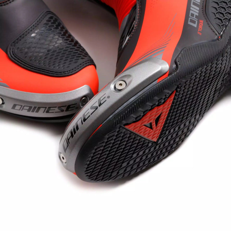 Dainese Torque 4 men's motorcycle boots in black and red