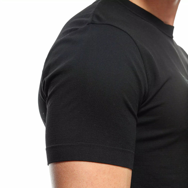 Dainese Quick Dry Tee men's base layer T-shirt in black