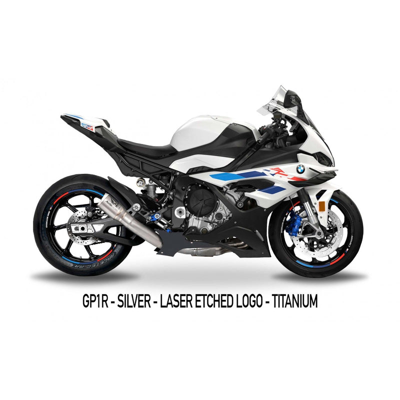 Austin Racing GP1R GP2R V3 titanium slip-on exhaust with de-cat pipe for BMW S1000RR K67