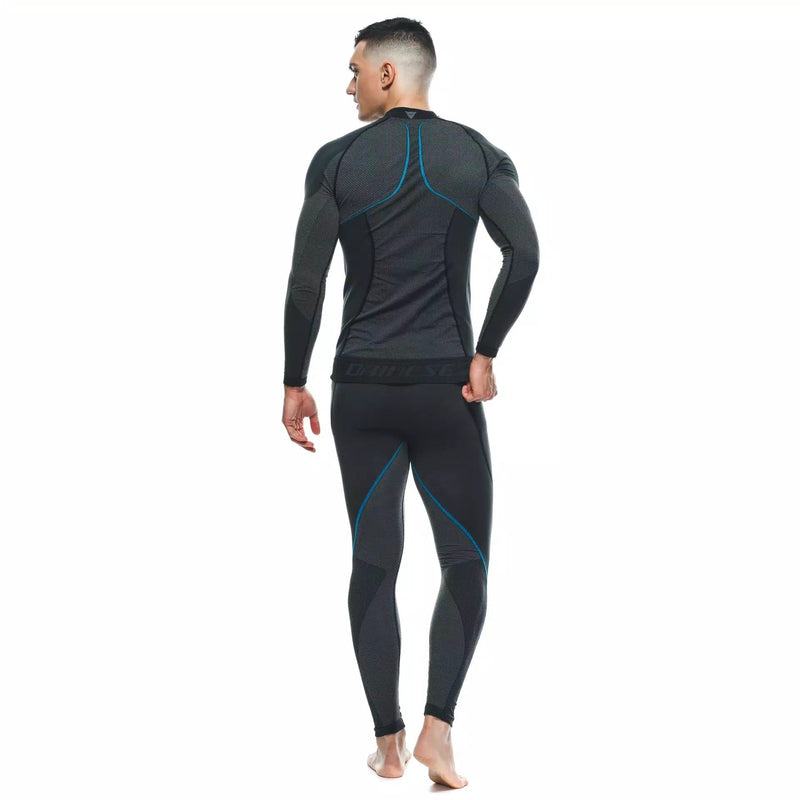 Dainese Dry LS long-sleeve base layer top for men, moisture-wicking seamless construction