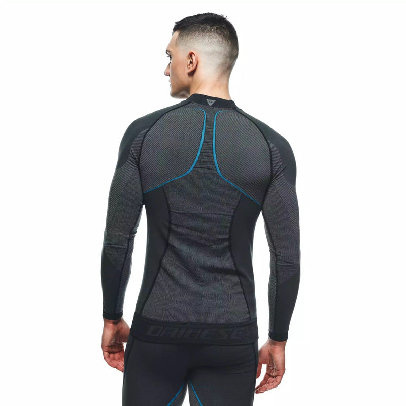 Dainese Dry LS long-sleeve base layer top for men, moisture-wicking seamless construction