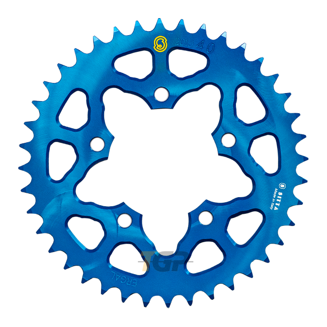Sitta 201M aluminium rear sprocket for Suzuki GSX-R 600 and 750 in anodised finish