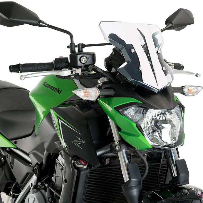 Puig Flanker Windscreen for Kawasaki Z650 (2017–2026)