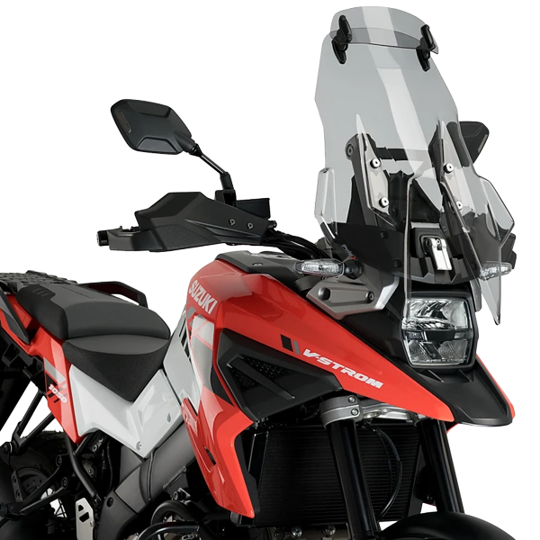 Puig Touring Windshield with Adjustable Visor for Suzuki DL1050 V-strom (2020–2025)