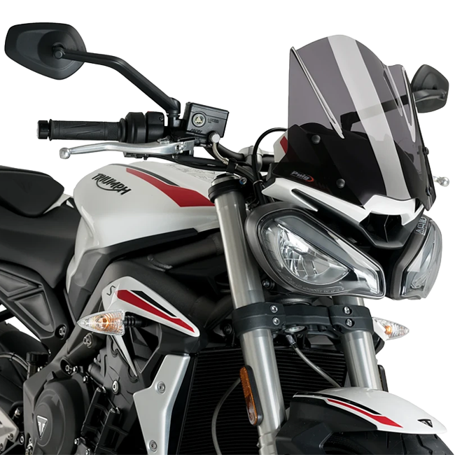 Puig New Generation Sport Windscreen for Triumph Street Triple 765 R LOW (2021–2022)
