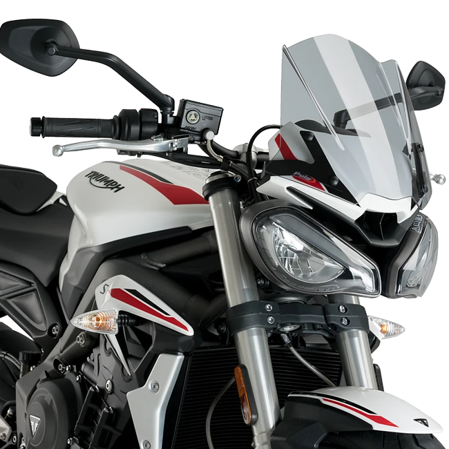 Puig New Generation Sport Windscreen for Triumph Street Triple 765 R LOW (2021–2022)