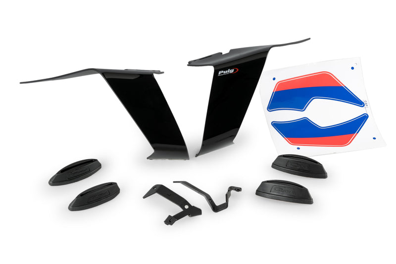 Puig Winglets GP Spoiler Downforce on BMW S1000RR K67 fairing