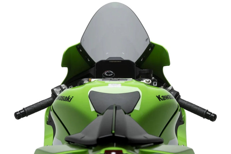 Puig R-Racer windshield for Kawasaki ZX-10 R/RR 2026 in clear PMMA acrylic
