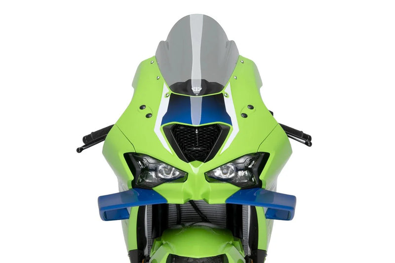 Puig Z-Racing windscreen for Kawasaki ZX-10 R 2026 in transparent PMMA acrylic
