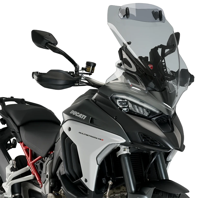 Puig Touring Windscreen with Visor for Ducati Multistrada V4 / V4S (2021–2026)