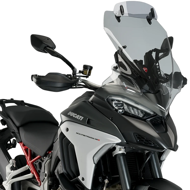 Puig Touring Windscreen with Visor for Ducati Multistrada V4 / V4S (2021–2026)