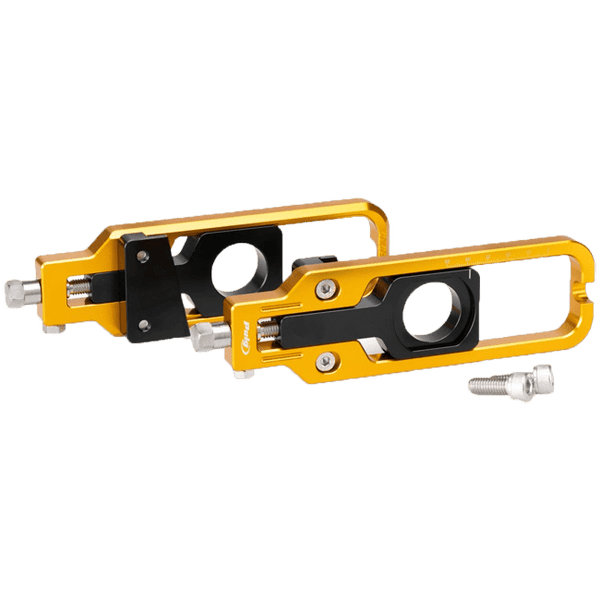 Puig CNC-machined aluminium chain tensioner for BMW M1000RR K66, anodised finish