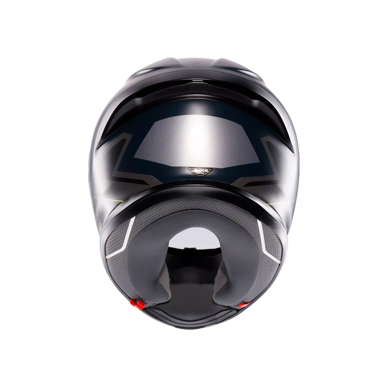 AGV K6 S full-face helmet in Enhance Matt Grey and Fluo Yellow