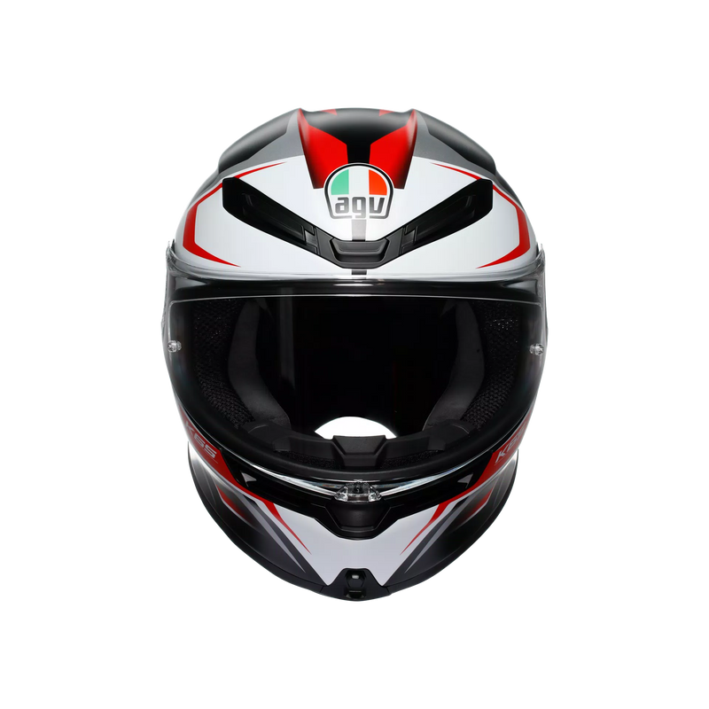 AGV K6 S full-face helmet Karve Matte Black White Red