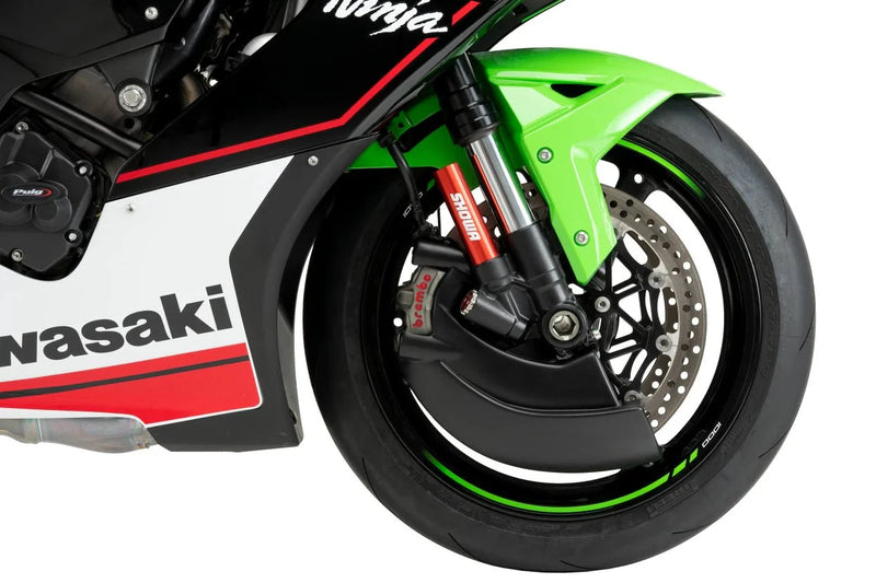 Puig brake caliper cooling air ducts for Kawasaki ZX-10R 2026 in matte black