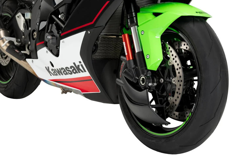 Puig brake caliper cooling air ducts for Kawasaki ZX-10R 2026 in matte black