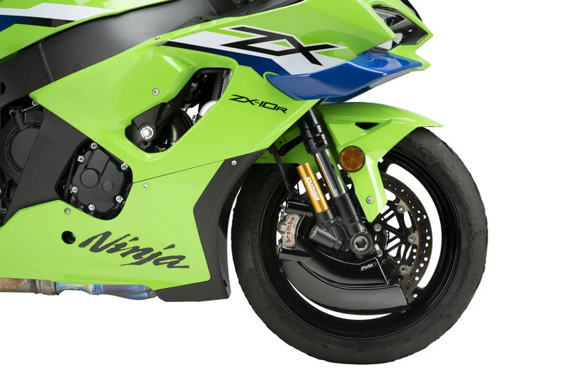 Puig brake caliper cooling air ducts for Kawasaki ZX-10R 2026 in matte black