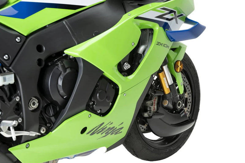 Puig brake caliper cooling air ducts for Kawasaki ZX-10R 2026 in matte black