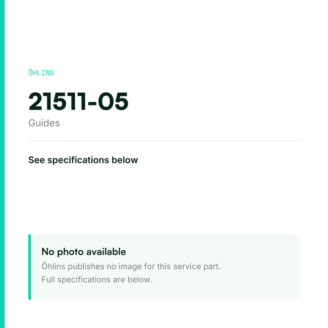 Öhlins Inner sleeve