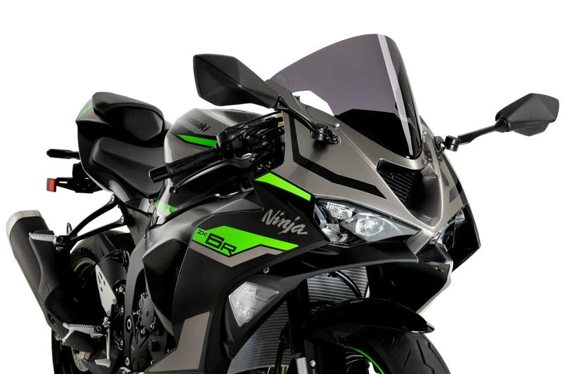 Puig R-Racer windscreen for Kawasaki ZX-6R 2024-2025 in clear finish