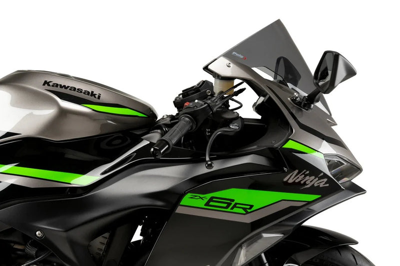 Puig R-Racer windscreen for Kawasaki ZX-6R 2024-2025 in clear finish