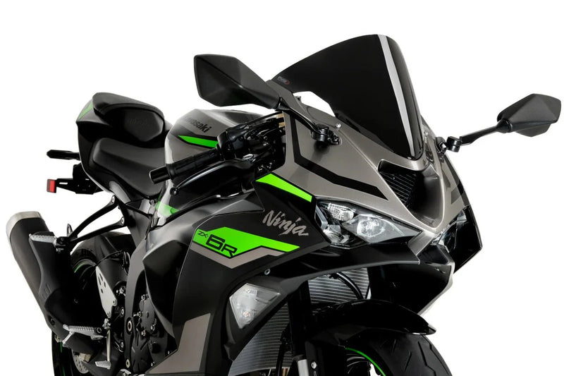 Puig R-Racer windscreen for Kawasaki ZX-6R 2024-2025 in clear finish