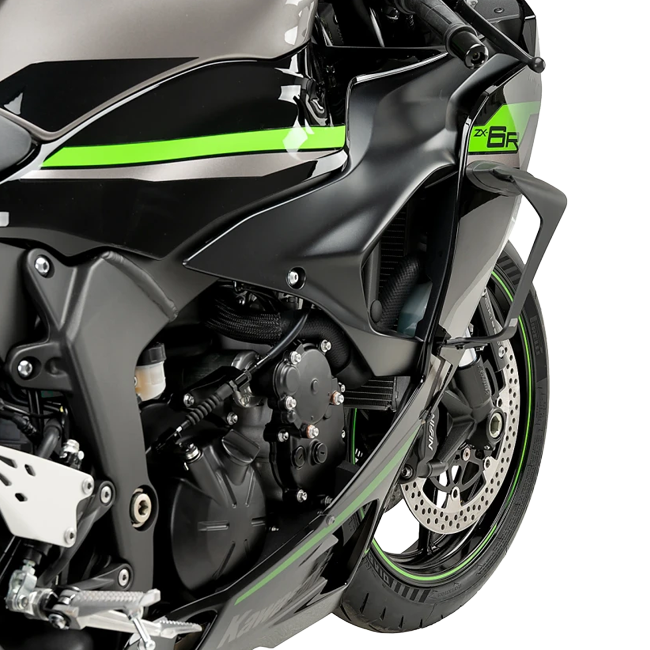 Puig Race Side Spoilers with Winglets for Kawasaki ZX-6R Ninja (2024–2026)