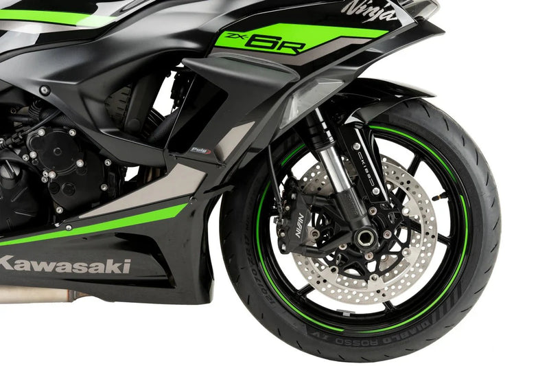 Puig side winglet downforce spoiler for Kawasaki ZX-6R 2024-2026
