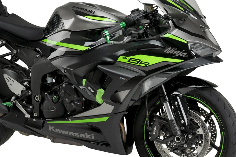 Puig side winglet downforce spoiler for Kawasaki ZX-6R 2024-2026