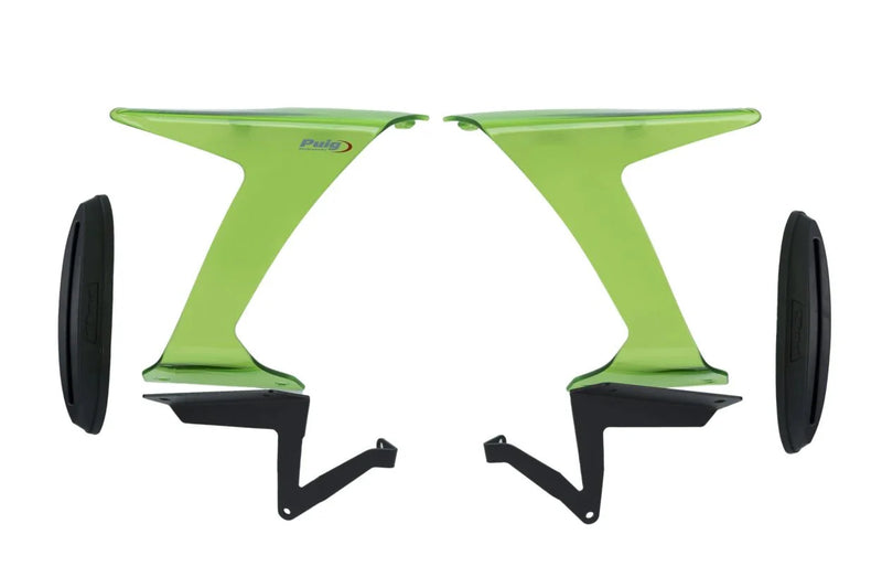 Puig side winglet downforce spoiler for Kawasaki ZX-6R 2024-2026