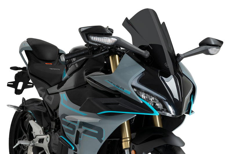 Puig Z-Racing windscreen for CFMoto 450 SR in transparent finish