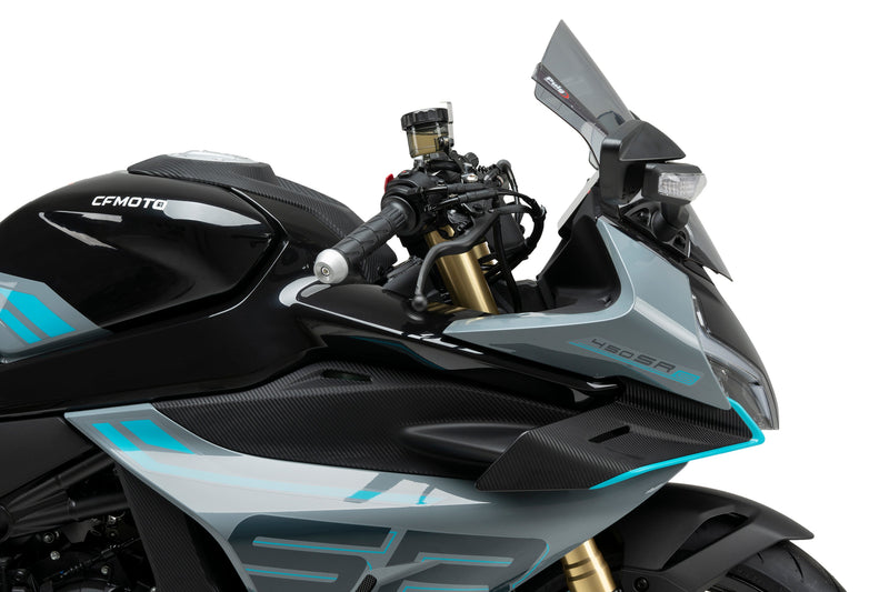 Puig Z-Racing windscreen for CFMoto 450 SR in transparent finish