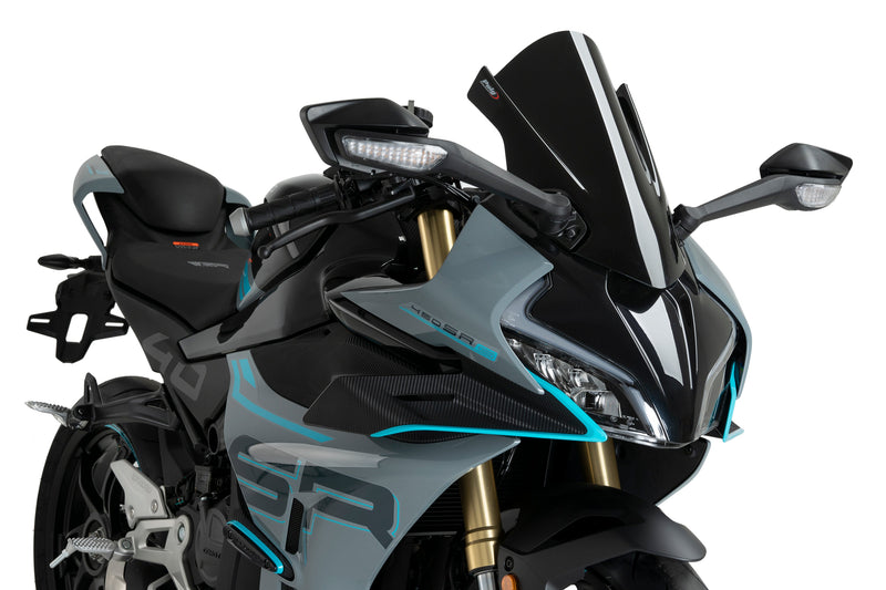 Puig Z-Racing windscreen for CFMoto 450 SR in transparent finish