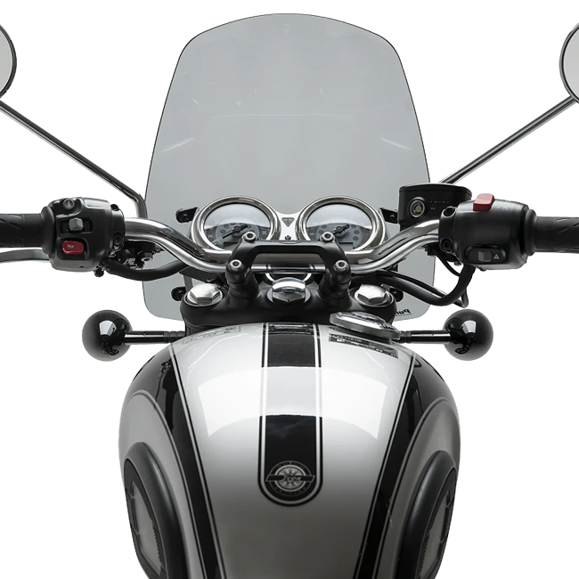 Puig New Generation Touring Windscreen for Triumph Bonneville T120 (2016–2025)