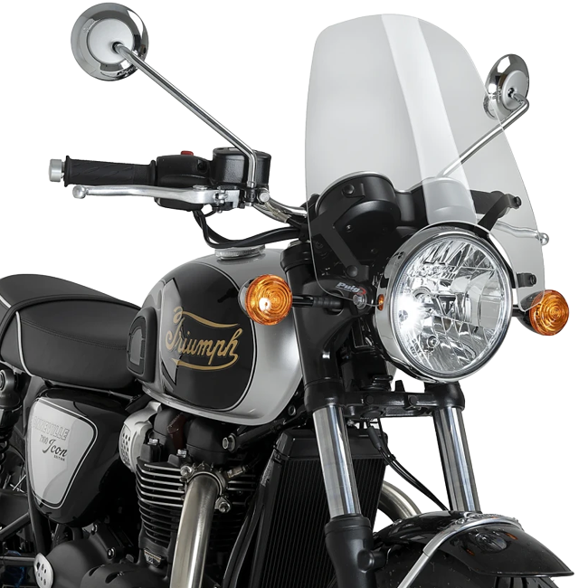 Puig New Generation Touring Windscreen for Triumph Bonneville T120 (2016–2025)