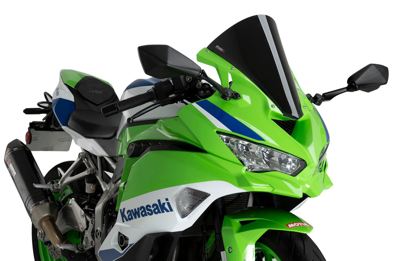 Puig R-Racer windscreen for Kawasaki ZX-4RR 2023–2025 in transparent acrylic