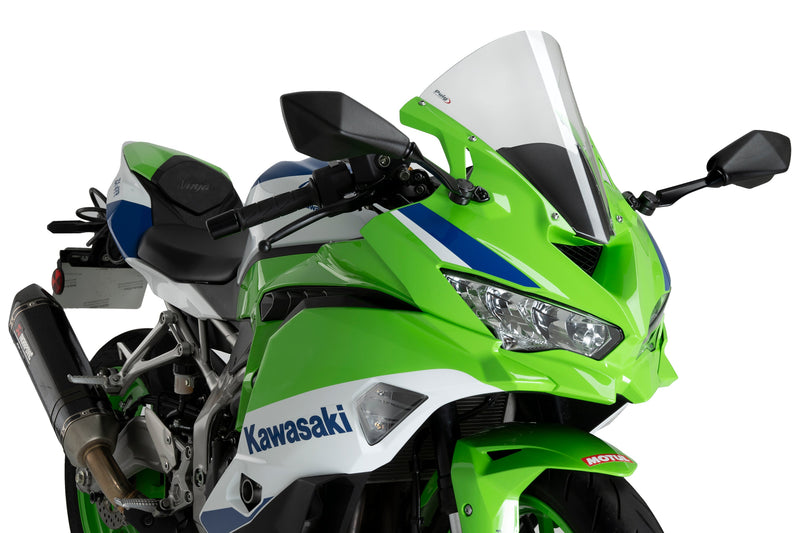 Puig R-Racer windscreen for Kawasaki ZX-4RR 2023–2025 in transparent acrylic