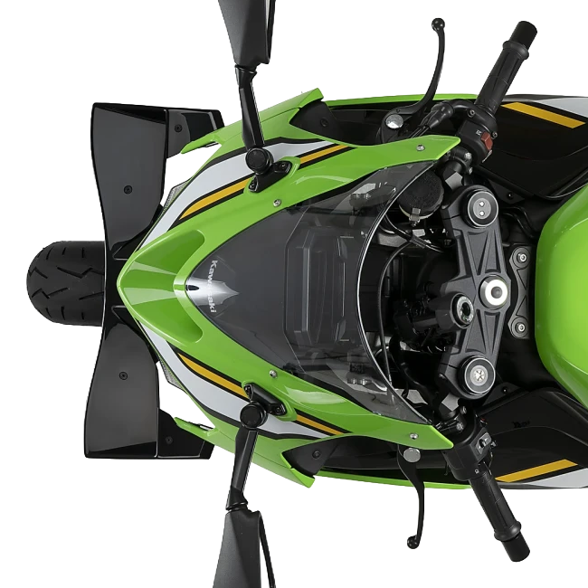 Puig GP Frontal Spoiler Winglet for Kawasaki ZX-6R Ninja (2024–2026)