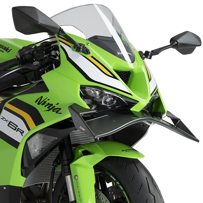 Puig GP Frontal Spoiler Winglet for Kawasaki ZX-6R Ninja (2024–2026)