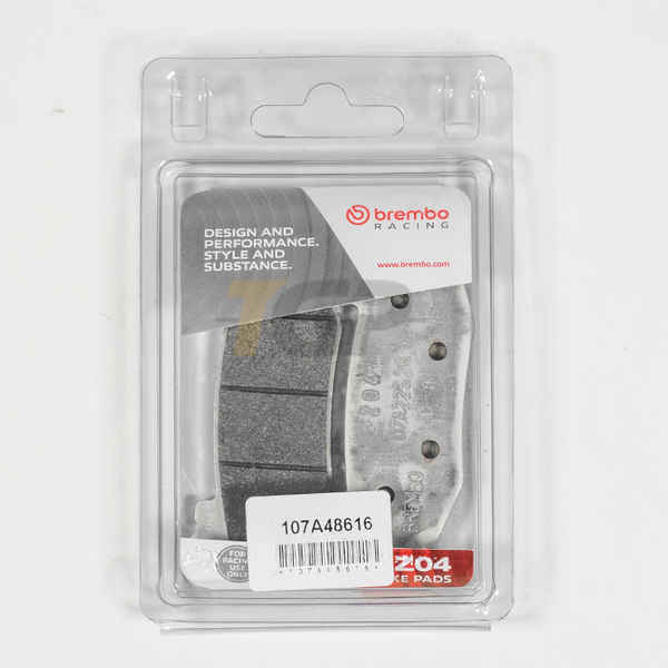 Brembo Z04 racing brake pads for Brembo Hypure caliper, part 107A48616