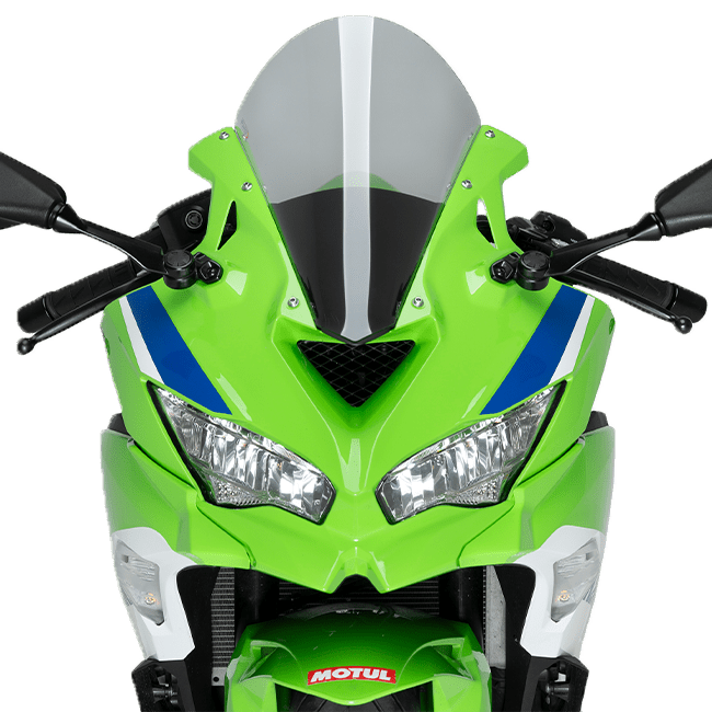 Puig R-Racer windscreen for Kawasaki ZX-4RR 2023–2025 in transparent acrylic