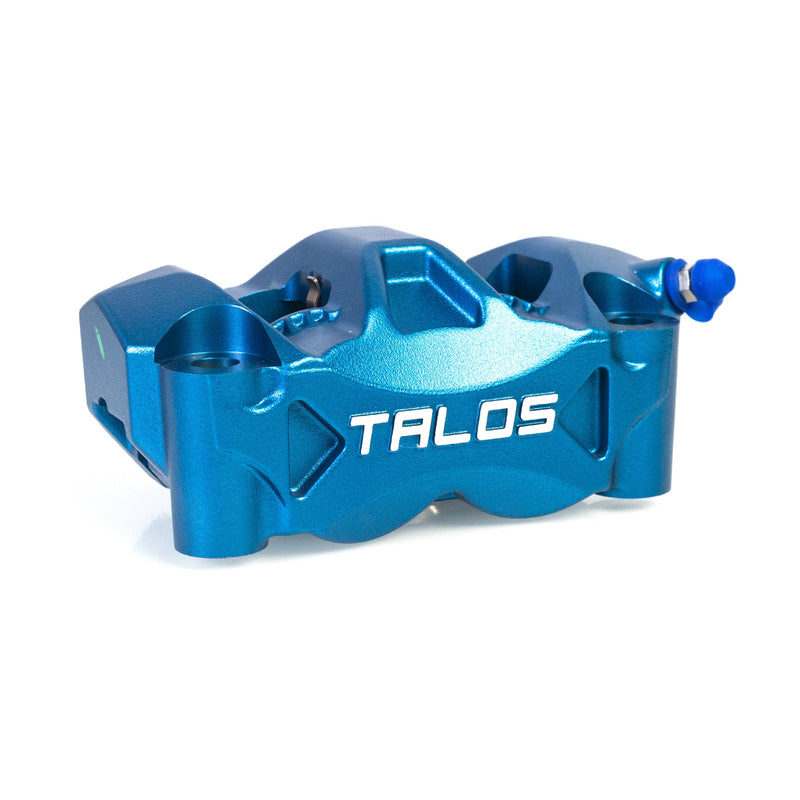 Talos C52 cast monoblock P4 32/32 front left brake caliper 100mm blue anodised