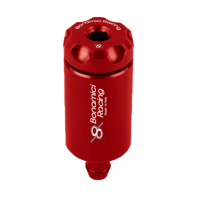 Bonamici Racing model 0040 rear brake fluid reservoir for Yamaha YZF-R9 anodised aluminium