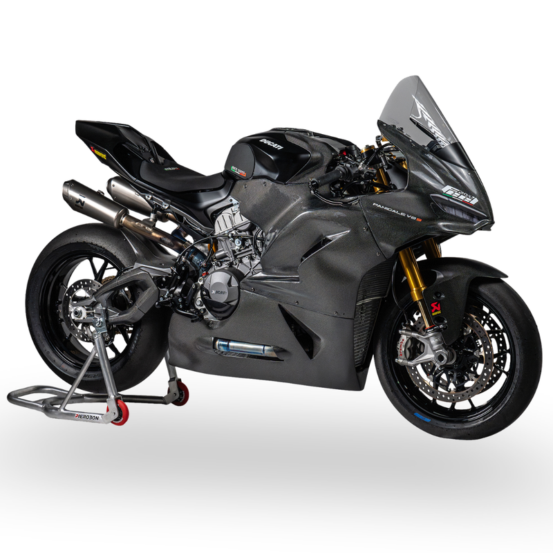 Feel Racing carbon fiber race fairing detail for the Ducati Panigale V2 890