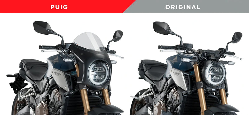 Puig Retro Semi Fairing for Honda CB650R NEO Sports Cafe (2019–2023)